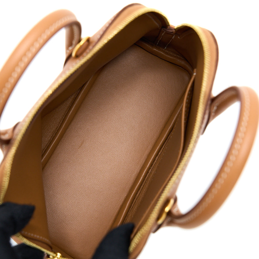 HERMES MINI BOLIDE EVERCOLOR GOLD GHW