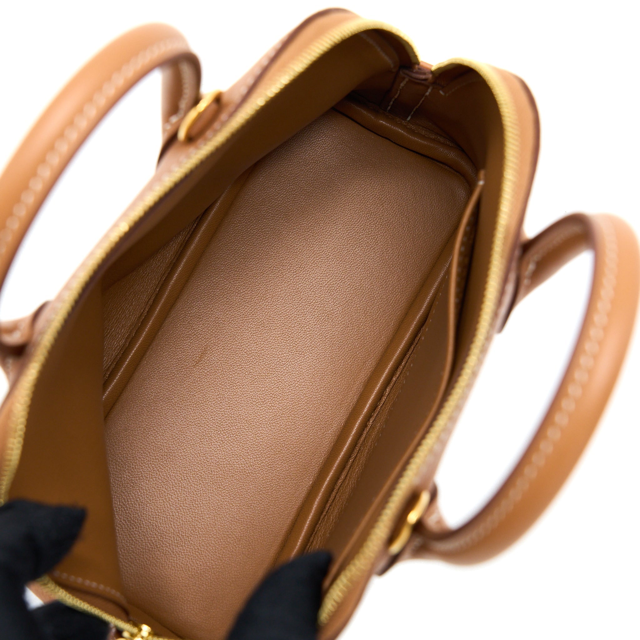 HERMES MINI BOLIDE EVERCOLOR GOLD GHW