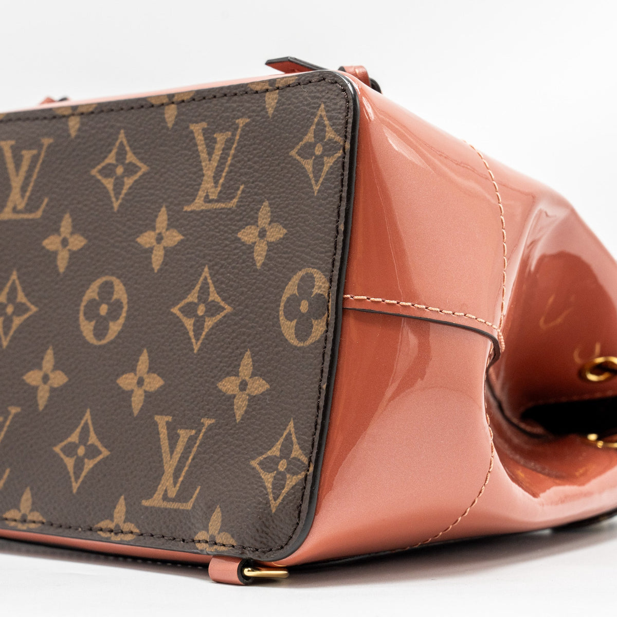 LOUIS VUITTON HOT SPRINGS BACKPACK PATENT / MONOGRAM CANVAS PINK GHW