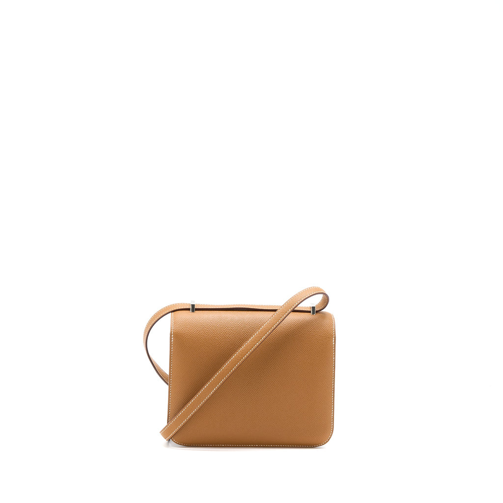 Hermes Mini Constance Epsom Gold SHW
