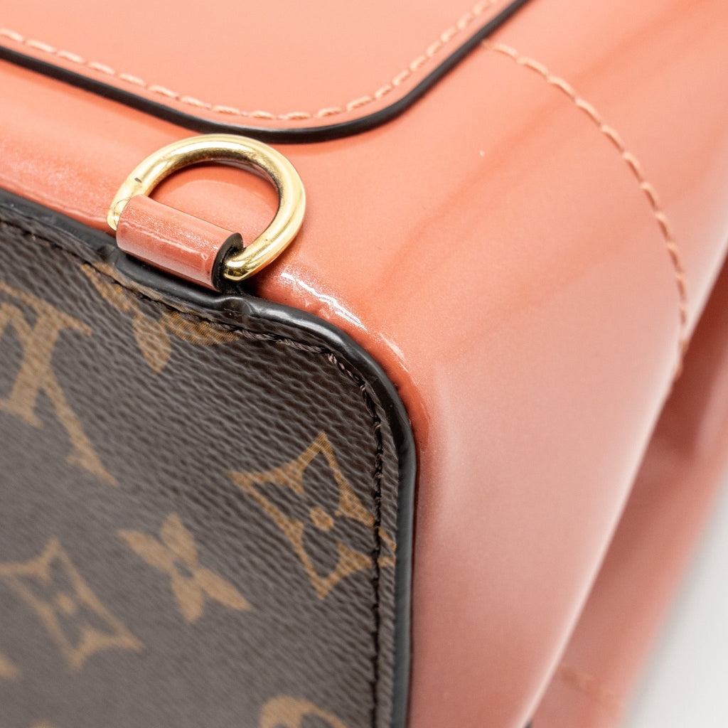 LOUIS VUITTON HOT SPRINGS BACKPACK PATENT / MONOGRAM CANVAS PINK GHW