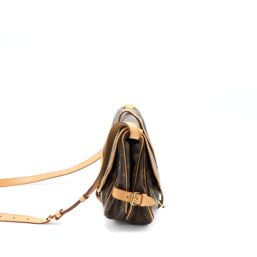 LOUIS VUITTON DOUBLE SIDE CROSSBODY BAG MONOGRAM CANVAS GHW