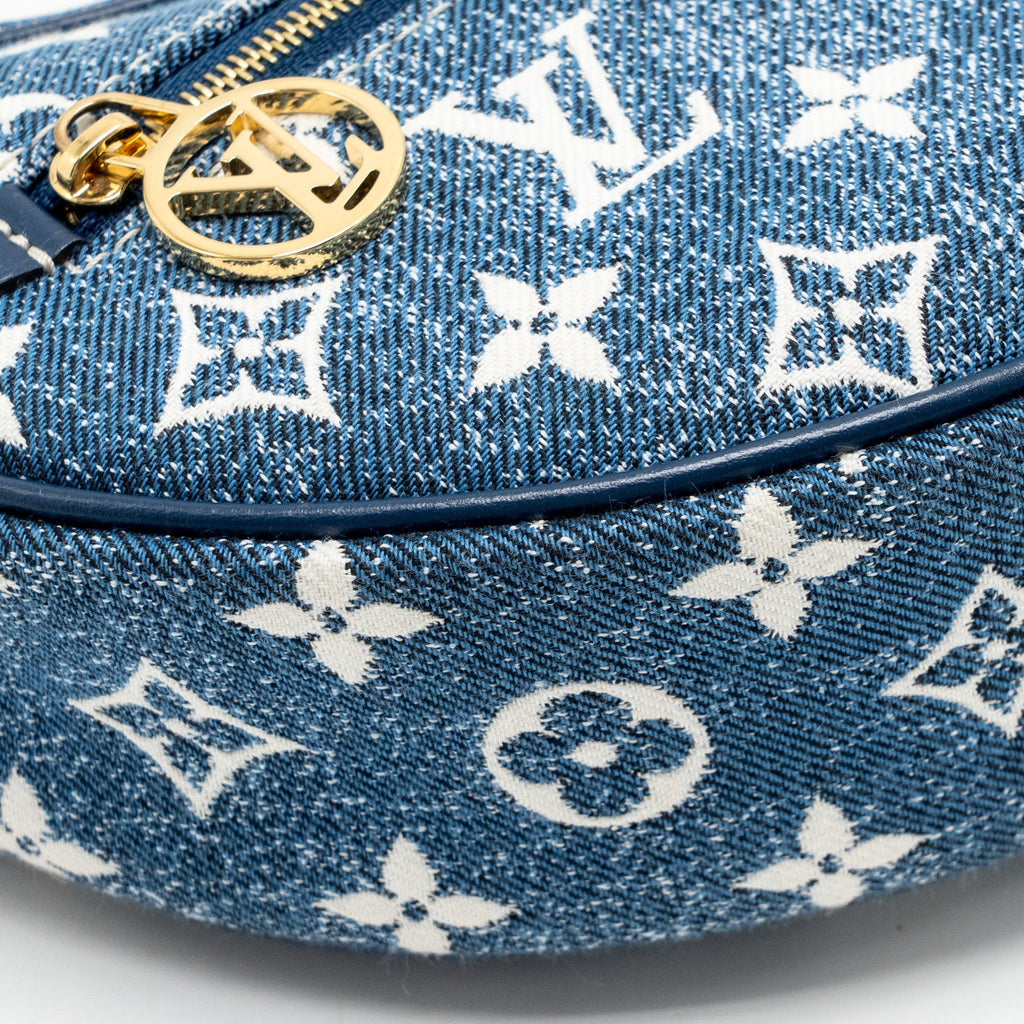 LOUIS VUITTON LOOP BAG DENIM BLUE GHW