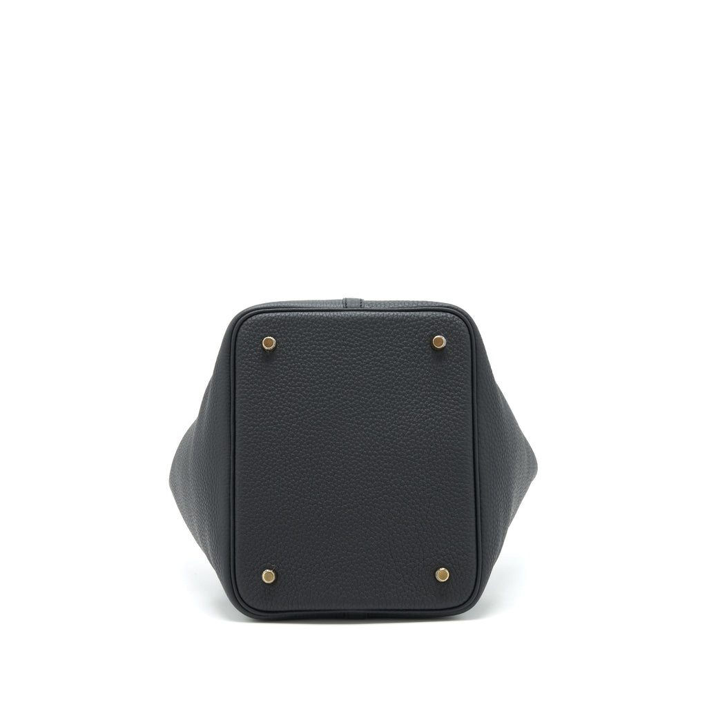 Hermes Picotin 22 Lock Bag Black GHW