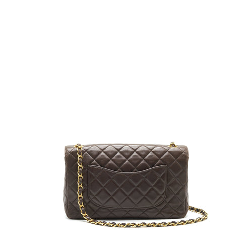 CHANEL MEDIUM FLAP BAG CHOCOLATE GHW