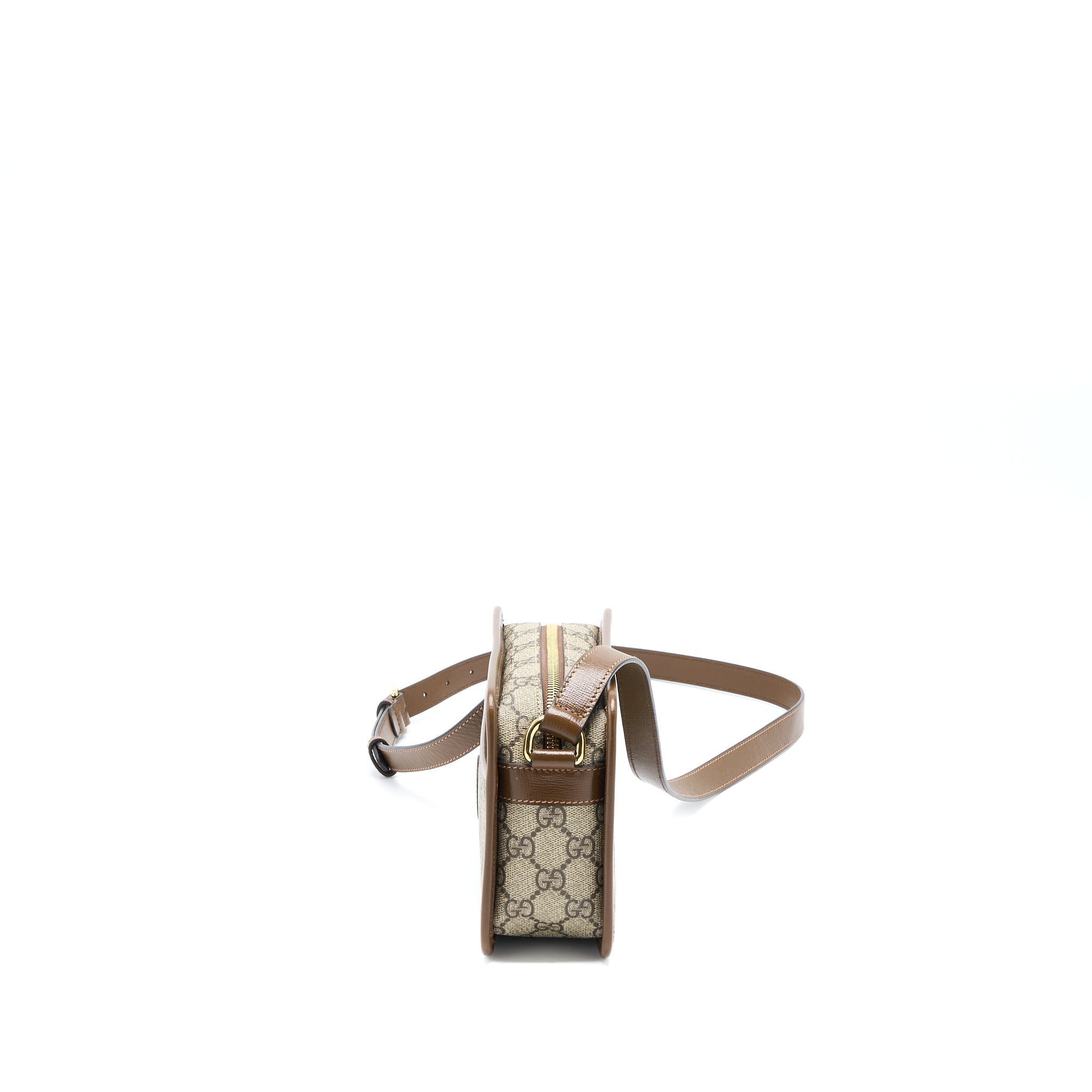 GUCCI MINI BAG INTERLOCKING G IN GG SUPREME CANVAS GHW