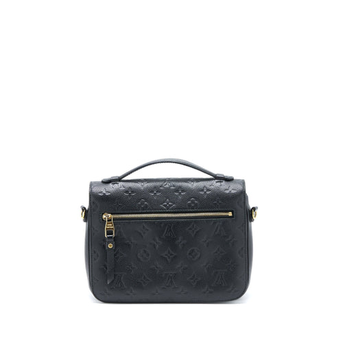 LOUIS VUITTON POCHETTE MÉTIS MONOGRAM EMPREINTE BLACK GHW