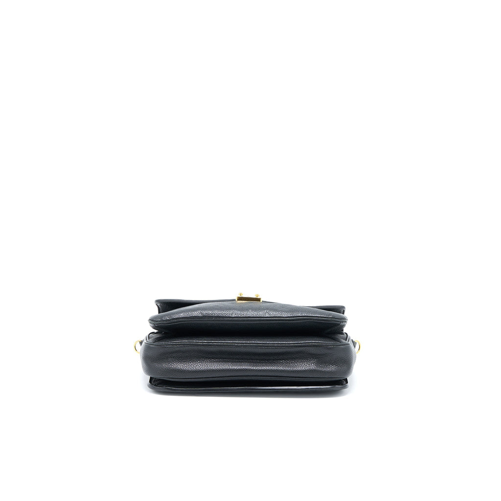 LOUIS VUITTON POCHETTE MÉTIS MONOGRAM EMPREINTE BLACK GHW
