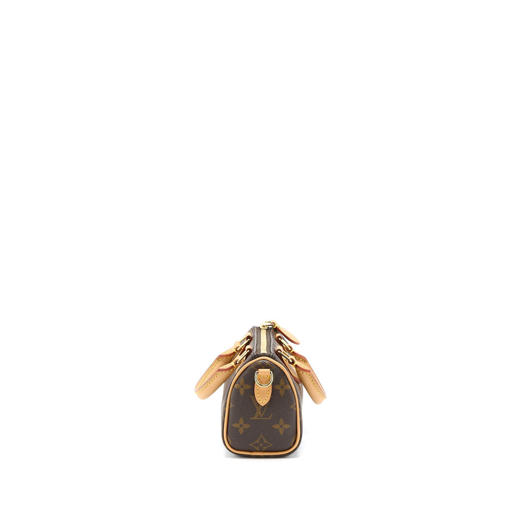 LOUIS VUITTON NANO SPEEDY MONOGRAM CANVAS GHW (NEW VERSION)