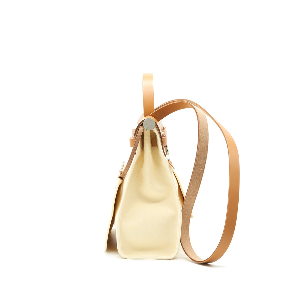 Hermes Herbag Zip 31 Vanille / Natural Sable SHW