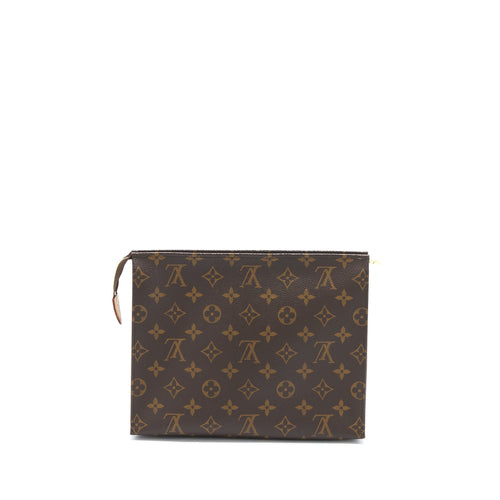 LOUIS VUITTON TOILETRY POCHETTE 26 MONOGRAM CANVAS GHW