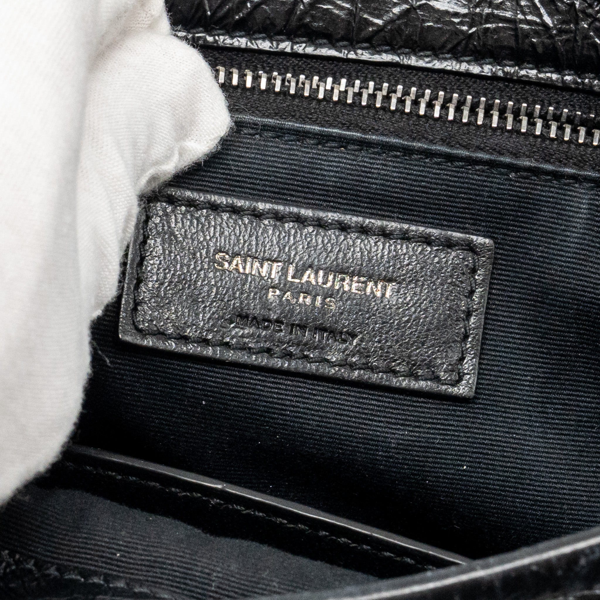 SAINT LAURENT MEDIUM NIKI CALFSKIN BLACK SHW