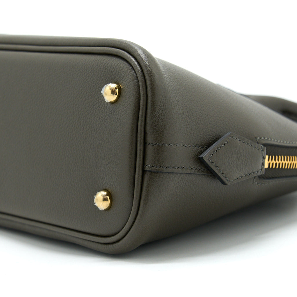 Hermes Bolide 25 Evercolor G8 Vert Maquis GHW