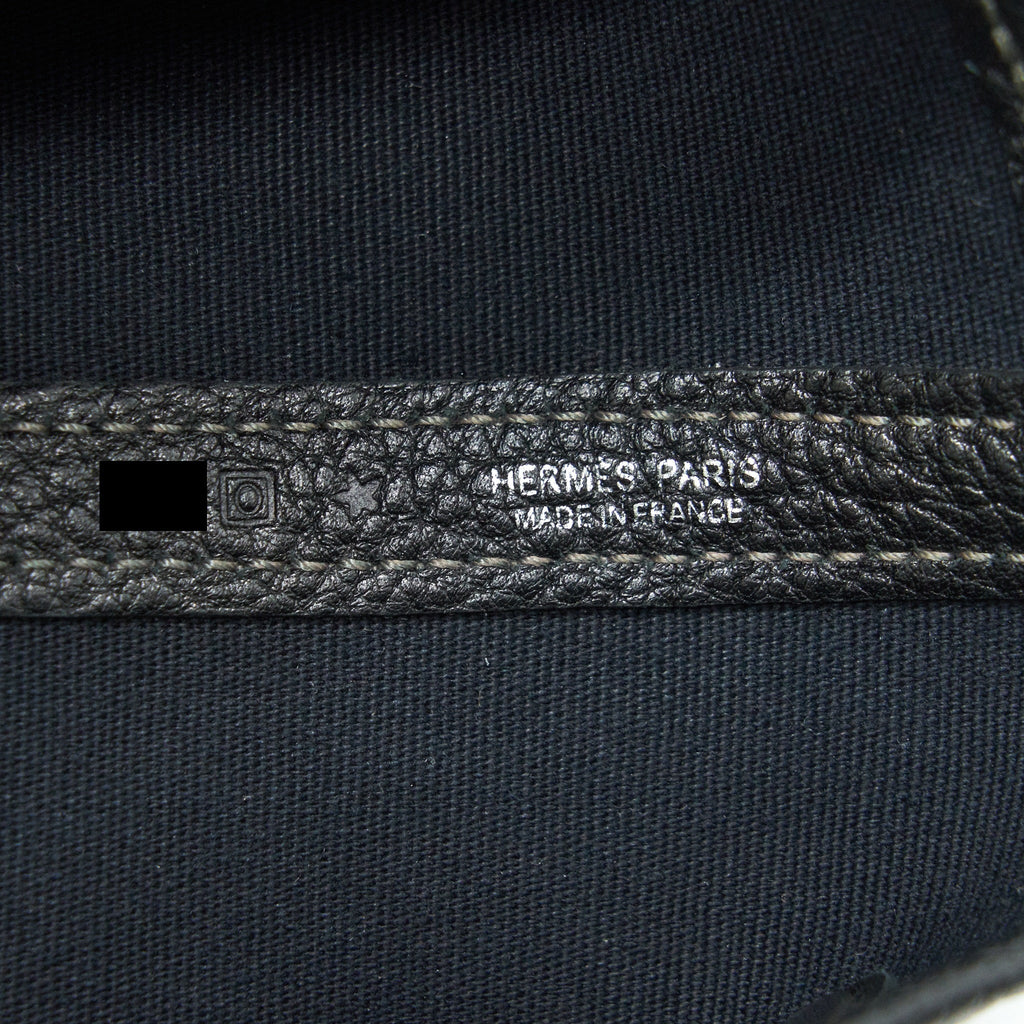 Hermes Garden Party 36 Black SHW