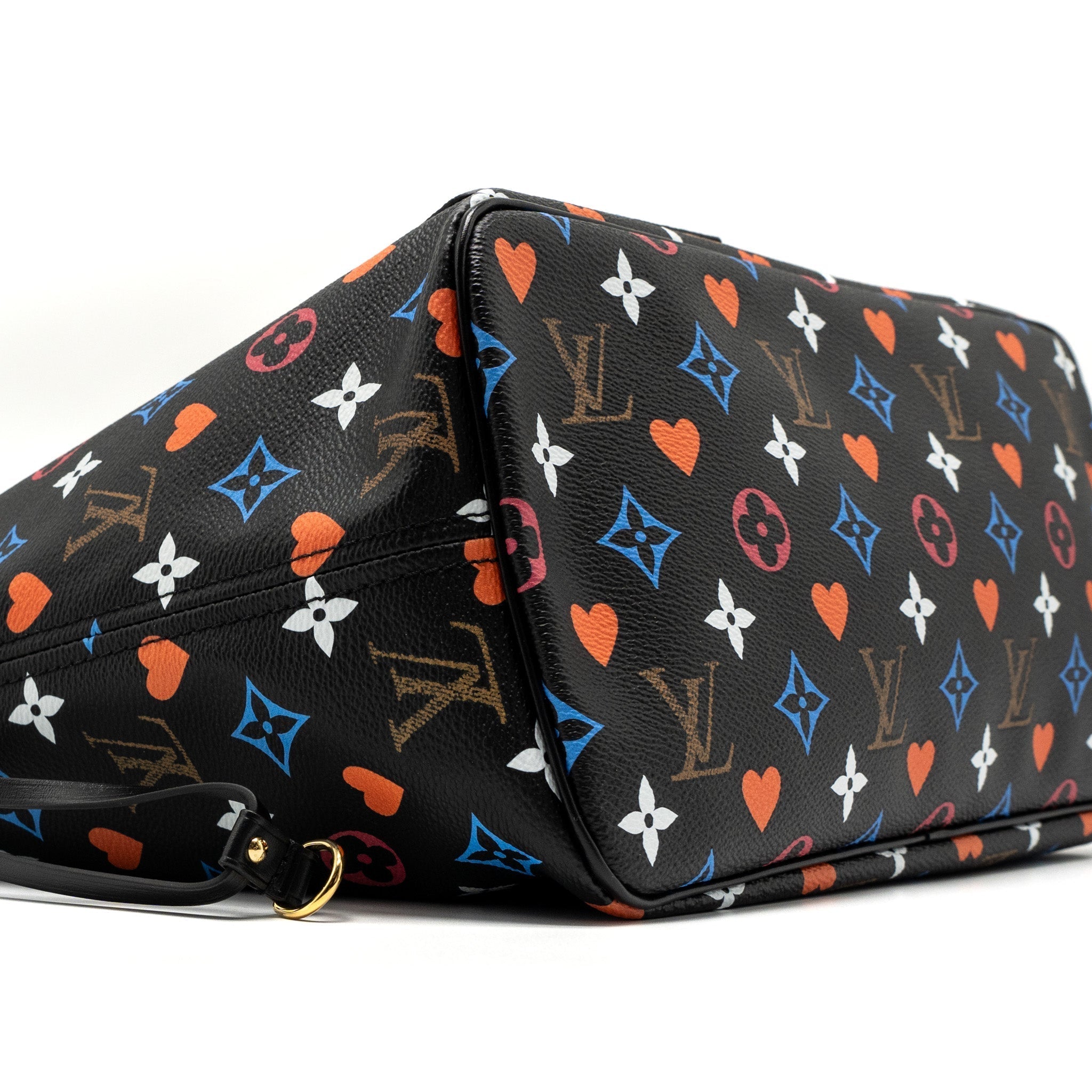 LOUIS VUITTON GAME ON NEVERFULL MM LIMITED EDITION MONOGRAM MULTICOLOURED CANVAS GHW