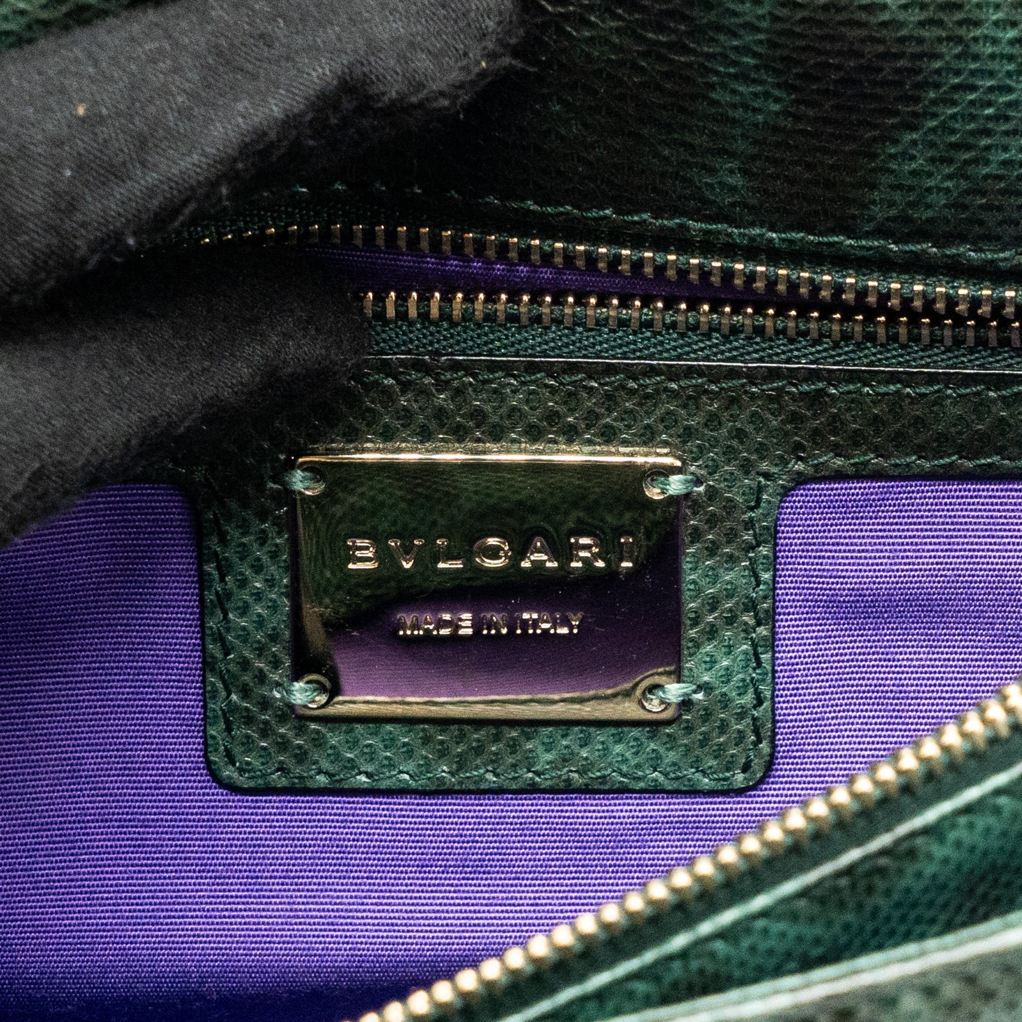 BVLGARI SERPENTI FOREVER FLAP BAG SHINY KARUNG GLACIER GREEN LGHW