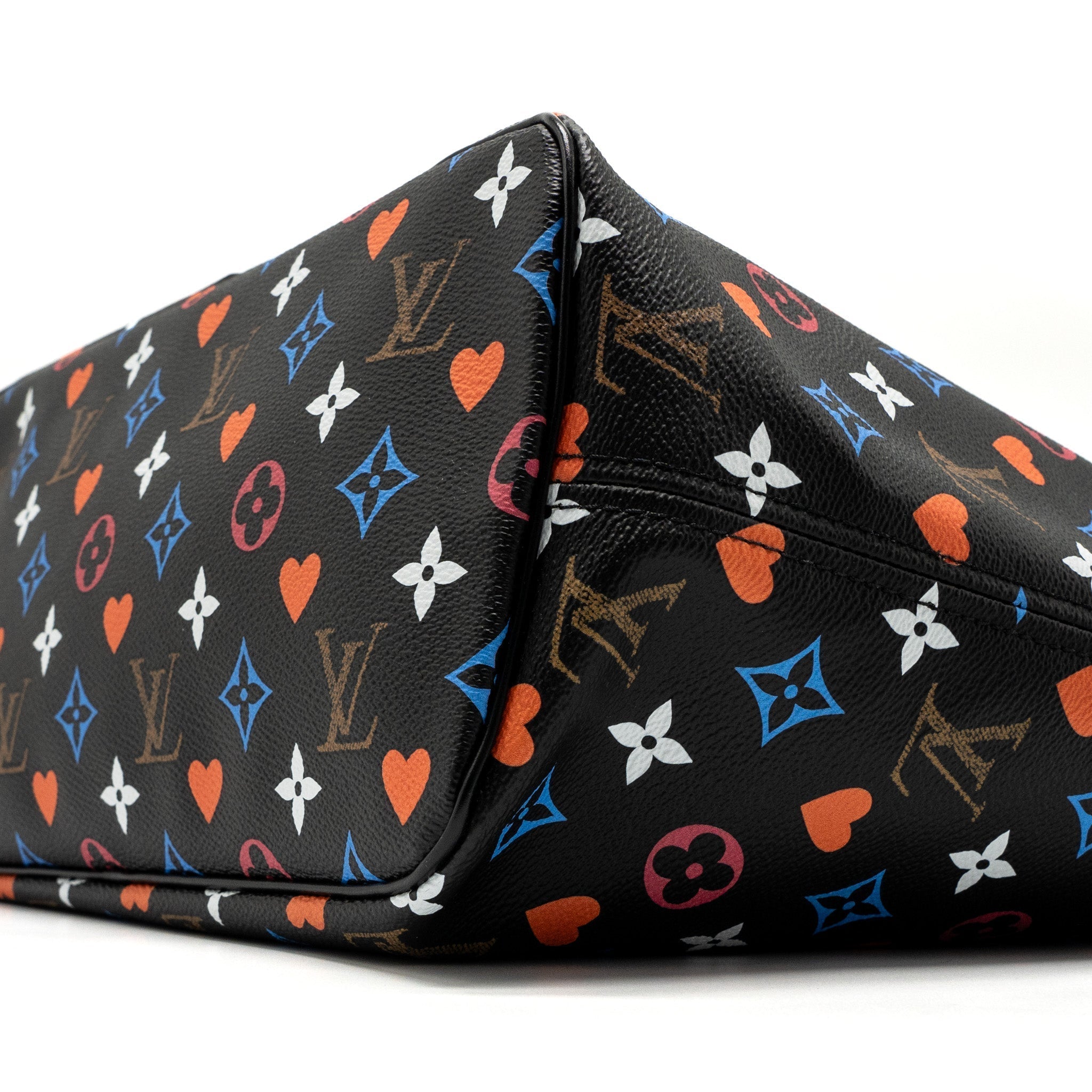 LOUIS VUITTON GAME ON NEVERFULL MM LIMITED EDITION MONOGRAM MULTICOLOURED CANVAS GHW