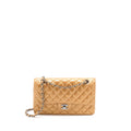 CHANEL MEDIUM CLASSIC DOUBLE FLAP BAG CAVIAR METALLIC IRIDESCENT RUTHENIUM HARDWARE
