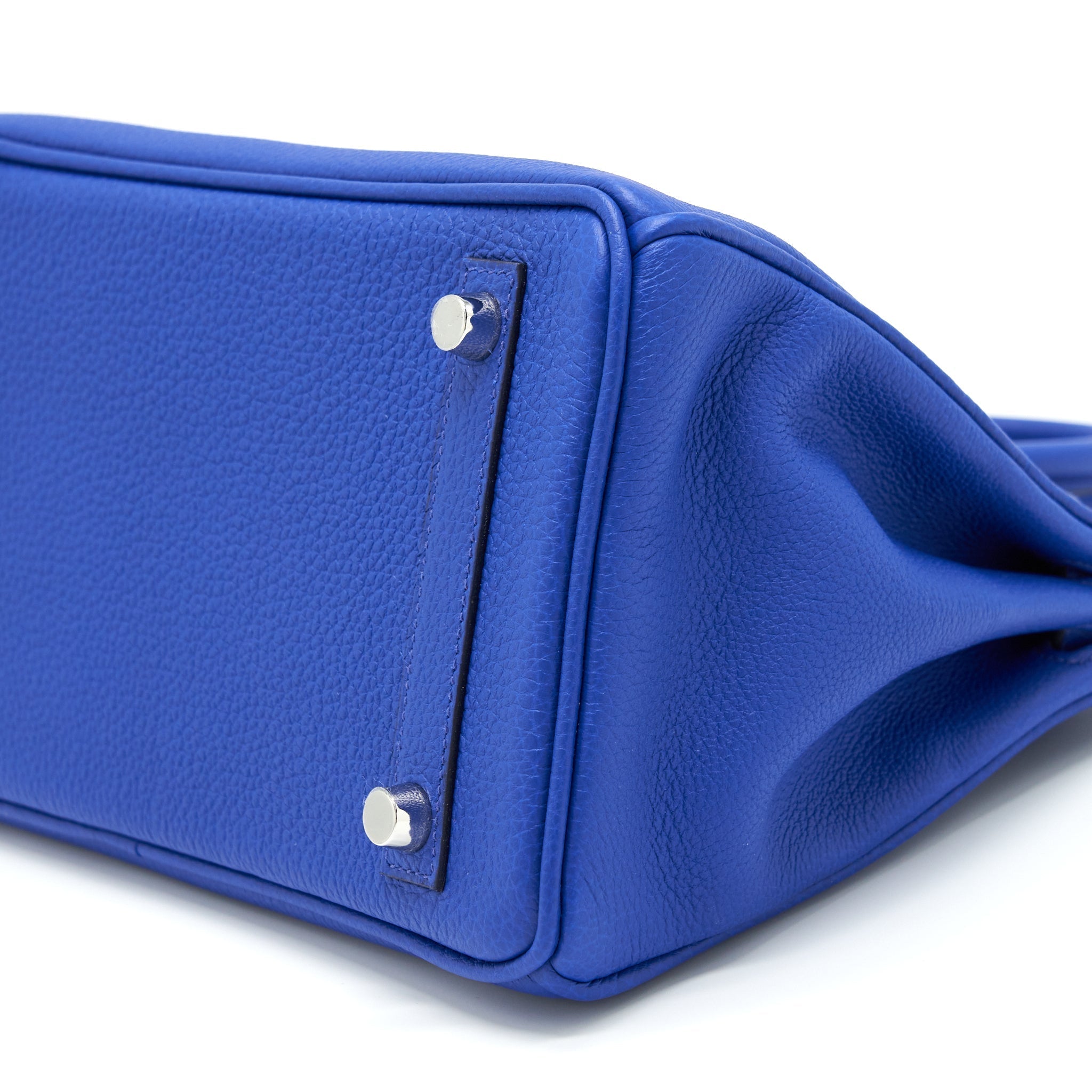 HERMES BIRKIN 25 TOGO LEATHER BLUE ROYAL / CAPUCHINS WITH SHW