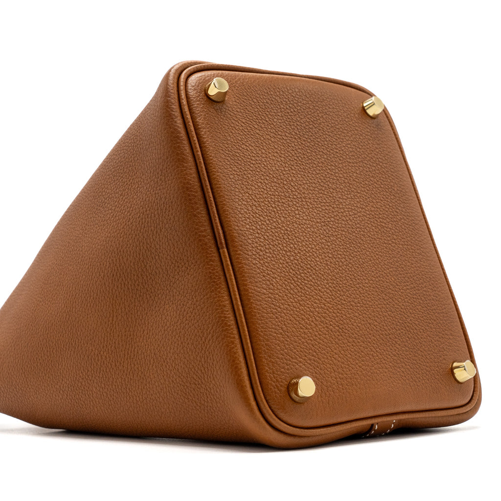 Hermes Picotin 18 Barenia Faubourg Gold GHW