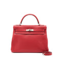 HERMES KELLY 32 CLEMENCE Q5 ROUGE CASAQUE SHW