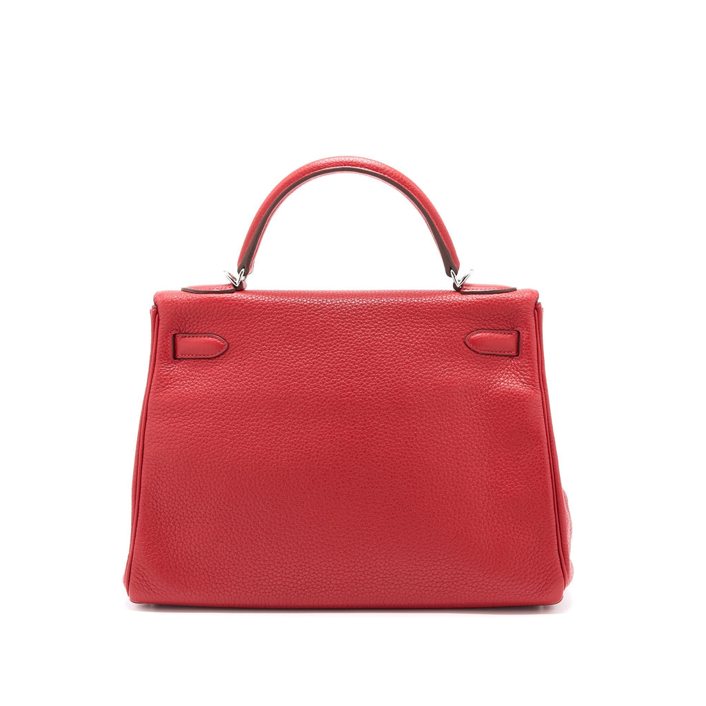 HERMES KELLY 32 CLEMENCE Q5 ROUGE CASAQUE SHW