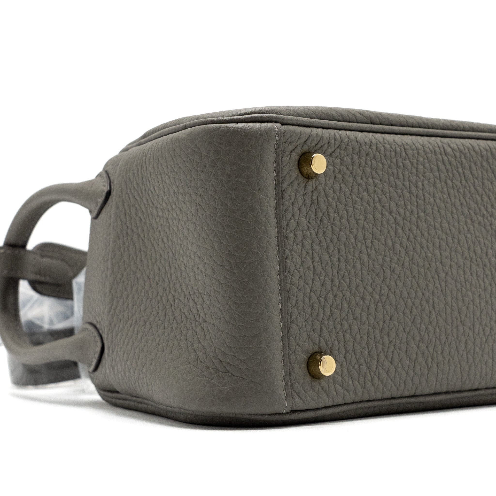 HERMES MINI LINDY CLEMENCE GRIS MEYER GHW