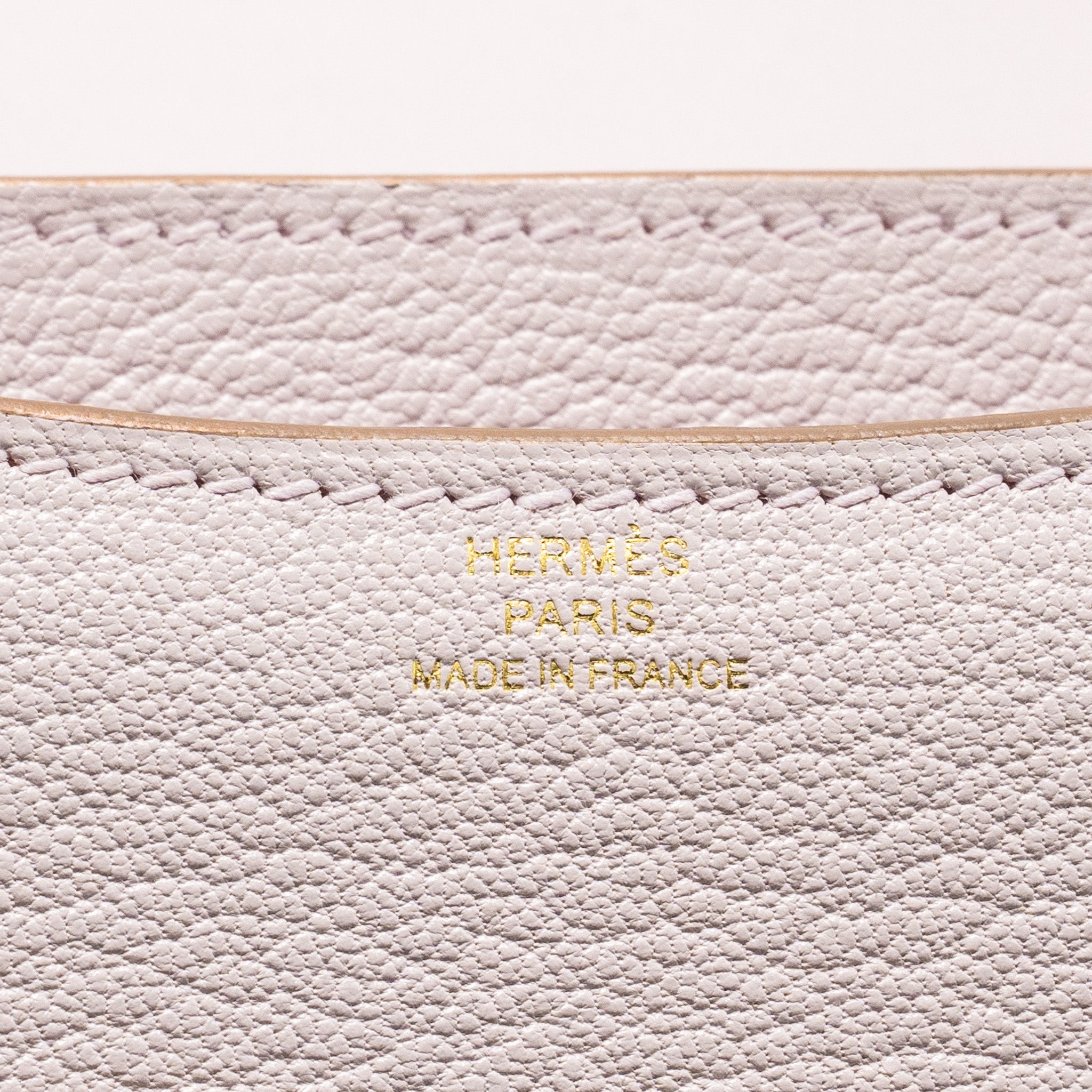 HERMES MINI CONSTANCE CHEVRE MYSORE MAUVE PALE RGHW