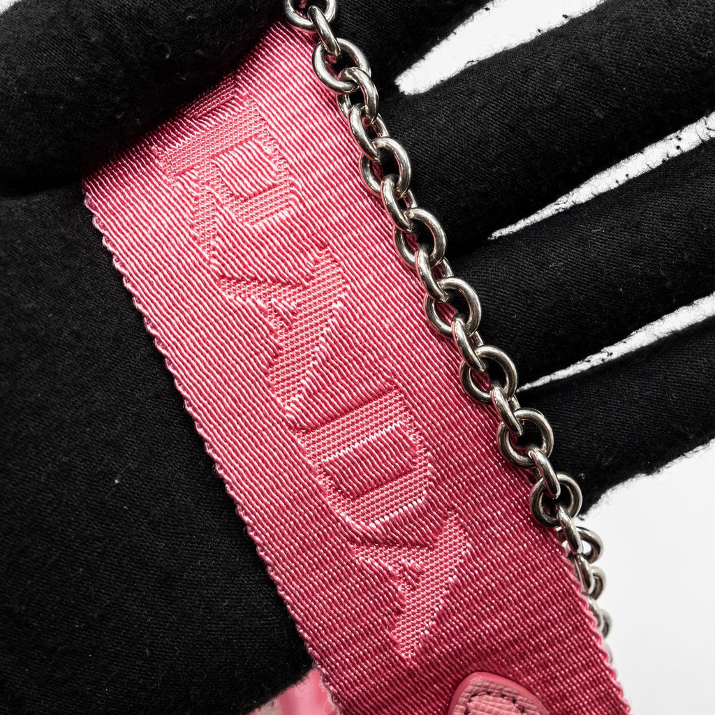 PRADA RE-EDITION 2005 NYLON/ LEATHER PINK SHW