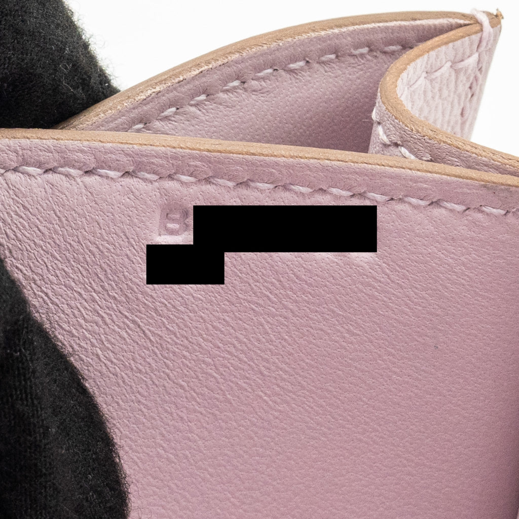 HERMES MINI CONSTANCE CHEVRE MYSORE MAUVE PALE RGHW