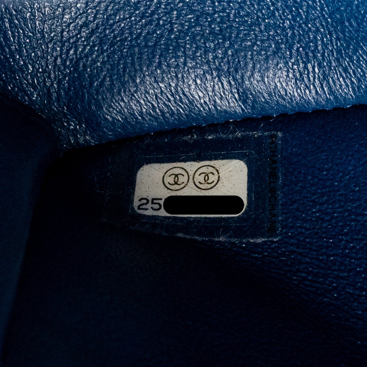 Chanel Mini Rectangular Flap Bag Lambskin Navy SHW