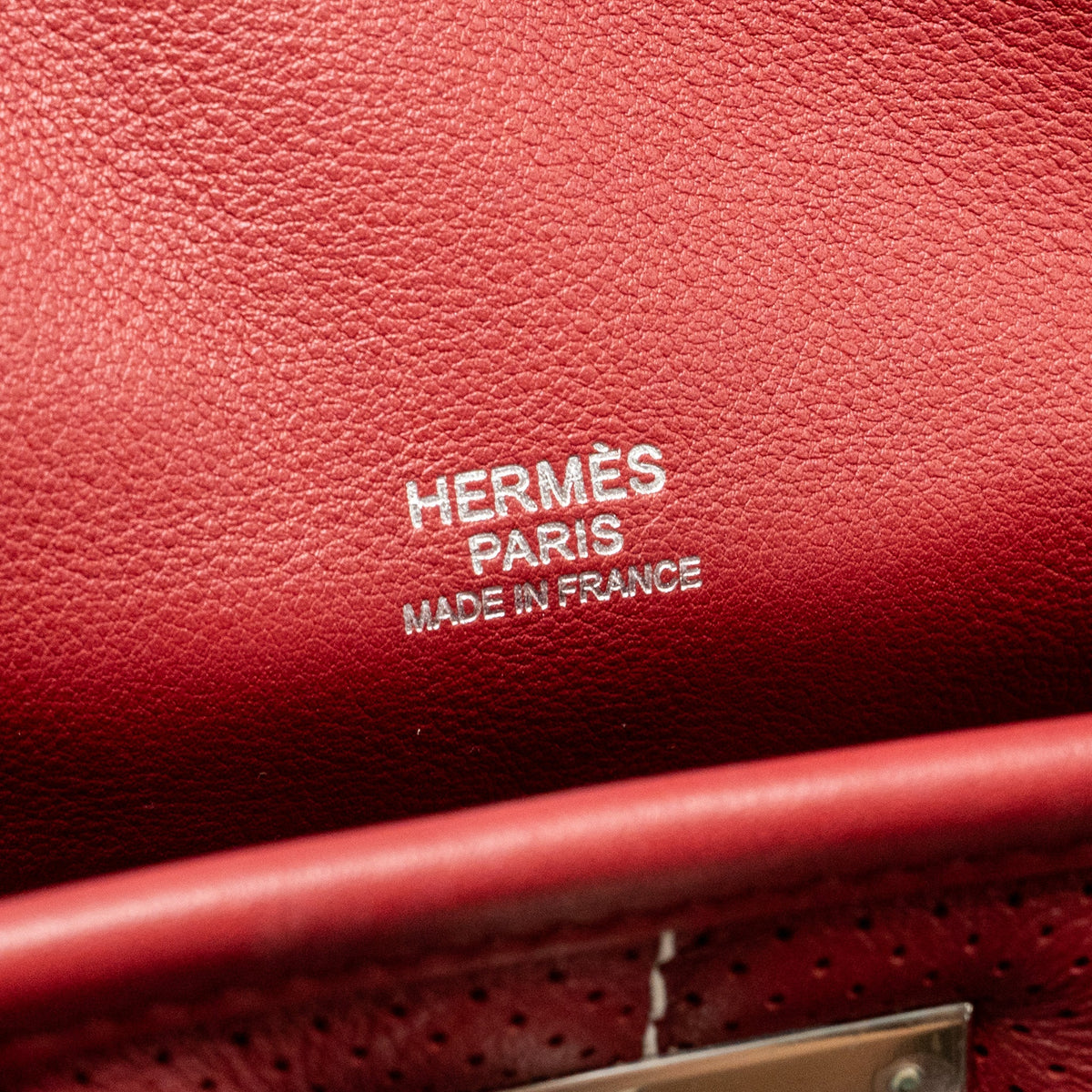 Hermes Berline Mini Swift K1 Rouge Grenat SHW