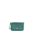 GOYARD POCHETTE PLUMET GOYARDINE CANVAS VERT SHW