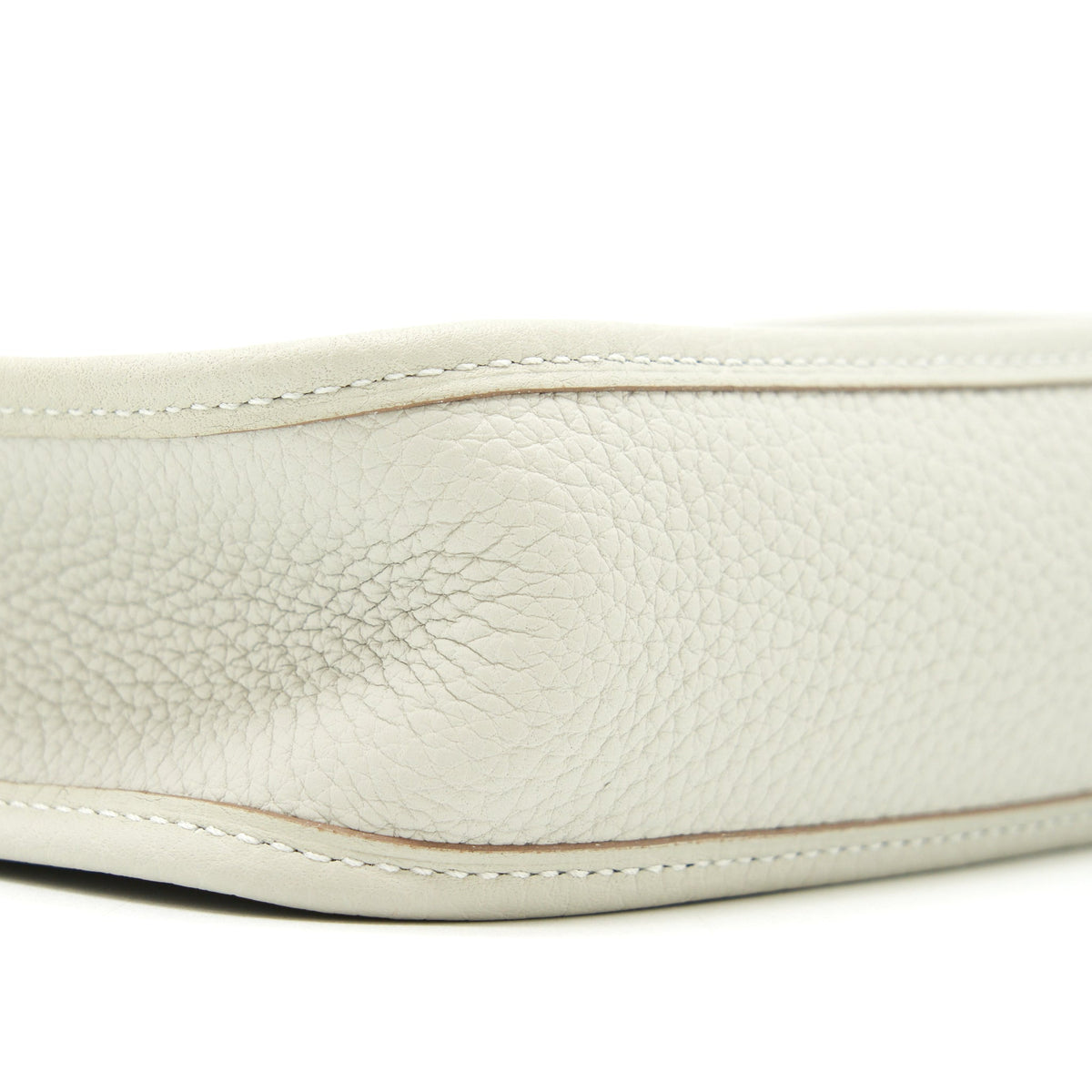 Hermes Mini Evelyne Gris Perle / Etain SHW