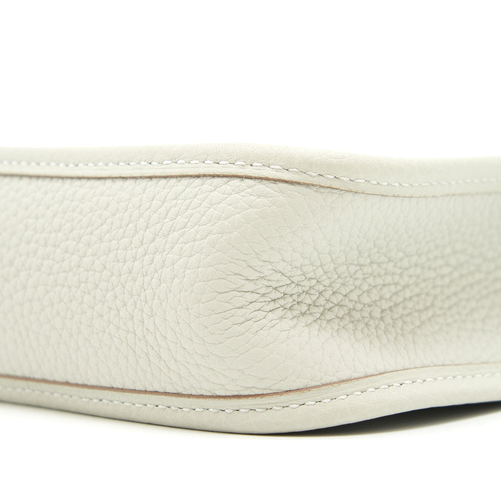 Hermes Mini Evelyne Gris Perle / Etain SHW