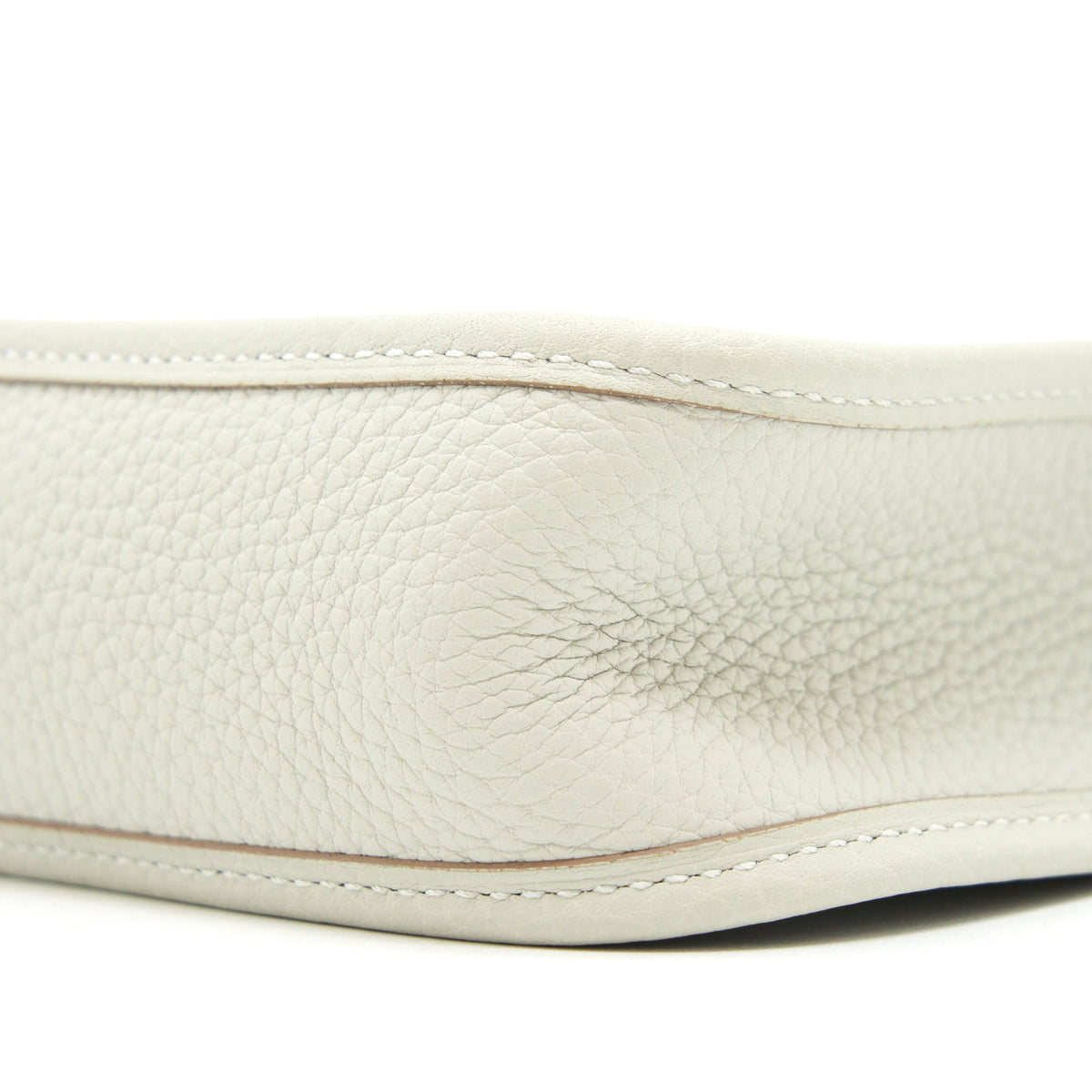 Hermes Mini Evelyne Gris Perle / Etain SHW