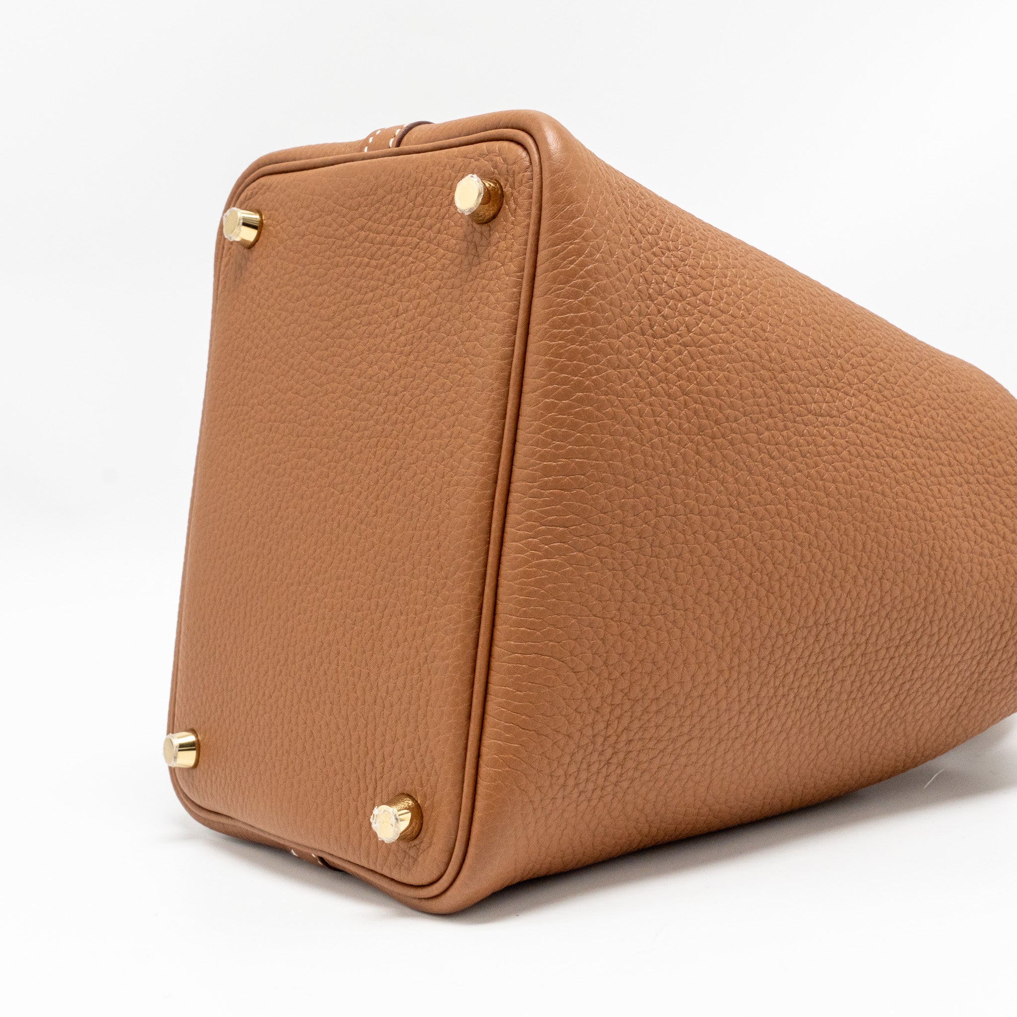 HERMES PICOTIN 18 LOCK BAG CLEMENCE GOLD GHW