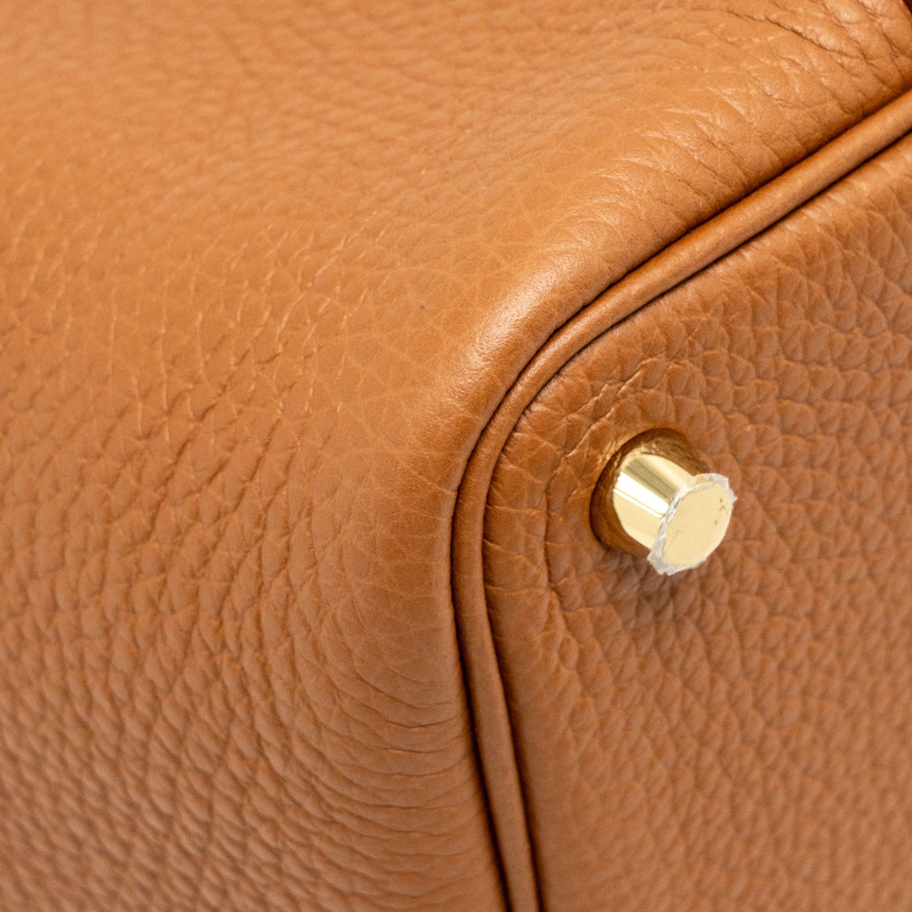 HERMES PICOTIN 18 LOCK BAG CLEMENCE GOLD GHW