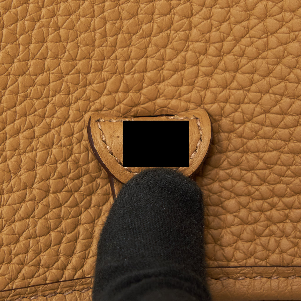 Hermes Mini Evelyne 16 Clemence Biscuit/ Camel GHW