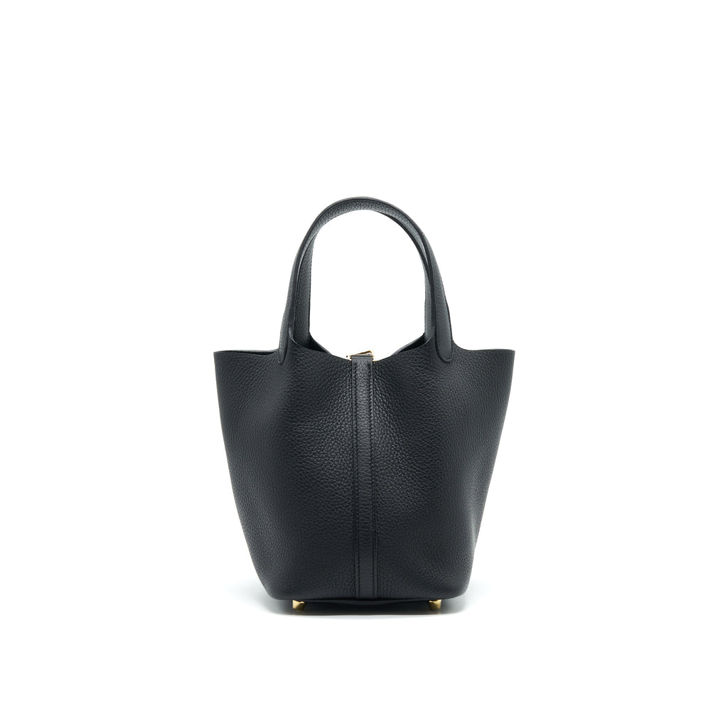 Hermes Picotin Lock 18 Black GHW