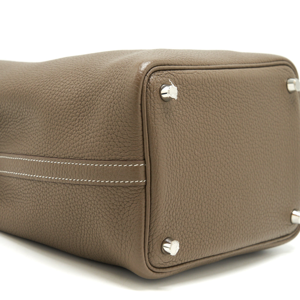 Hermes Picotin 18 Lock Bag Etoupe SHW