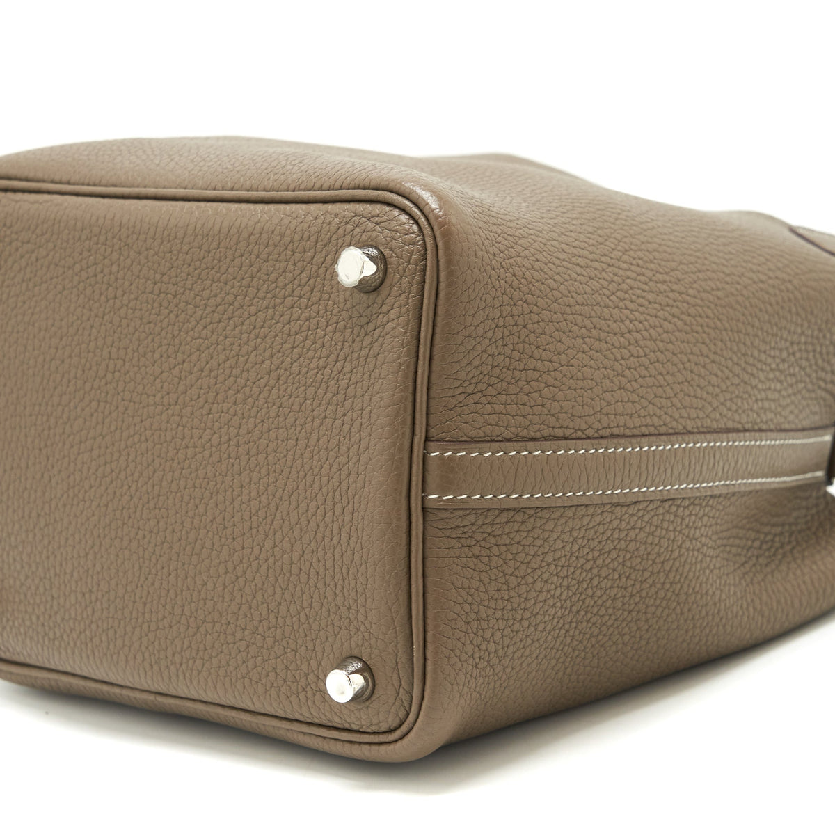 Hermes Picotin 18 Lock Bag Etoupe SHW