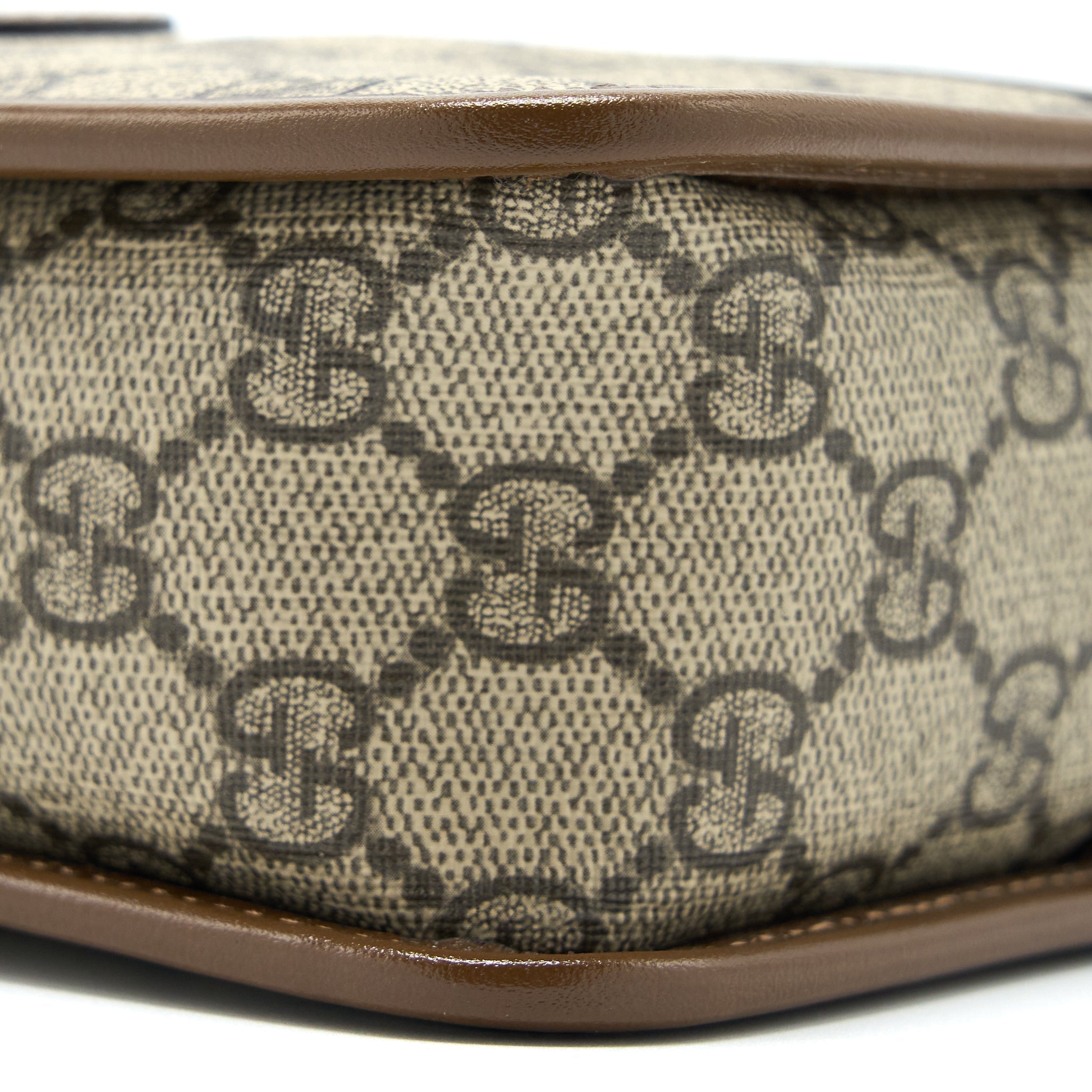 GUCCI MINI BAG INTERLOCKING G IN GG SUPREME CANVAS GHW