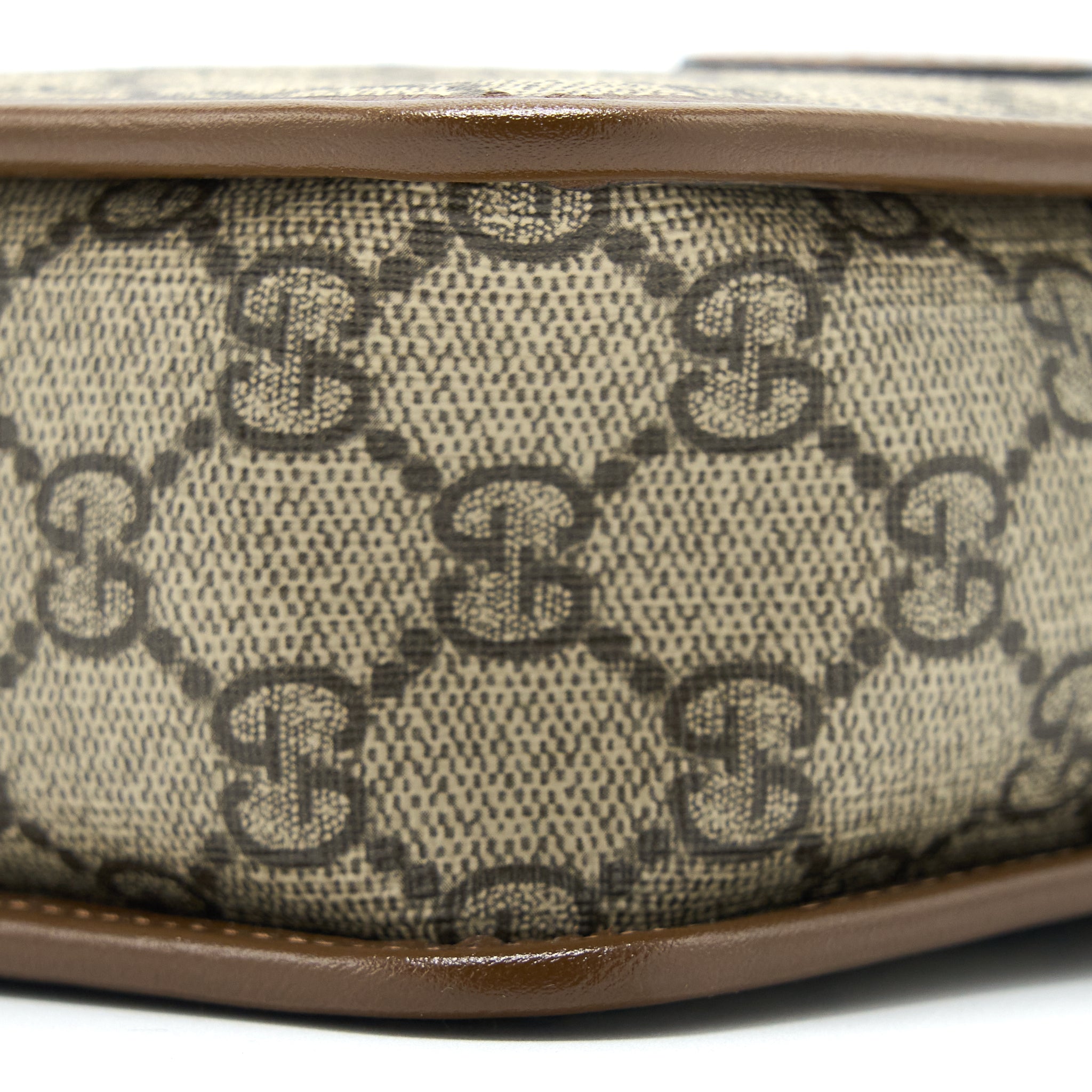 GUCCI MINI BAG INTERLOCKING G IN GG SUPREME CANVAS GHW