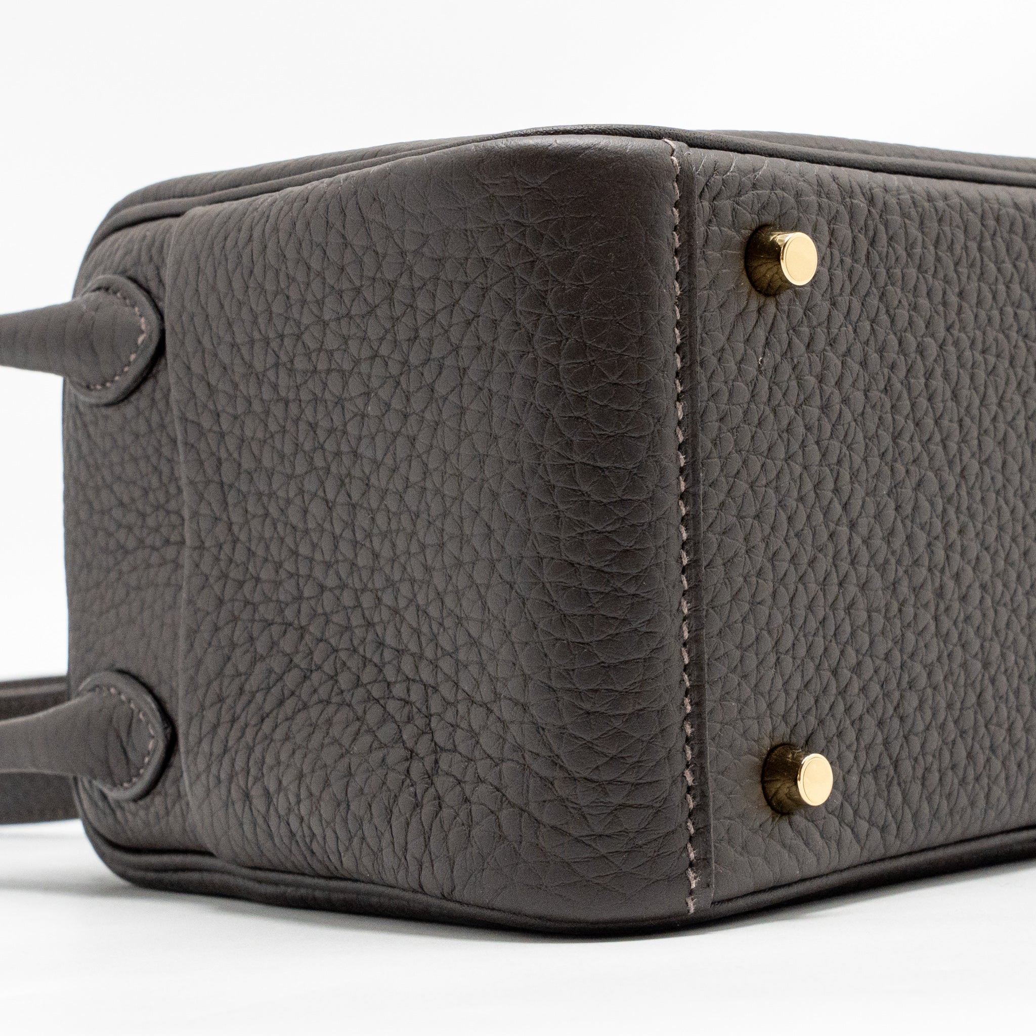 HERMES MINI LINDY II CLEMENCE T3 BAI-BRUN LGHW