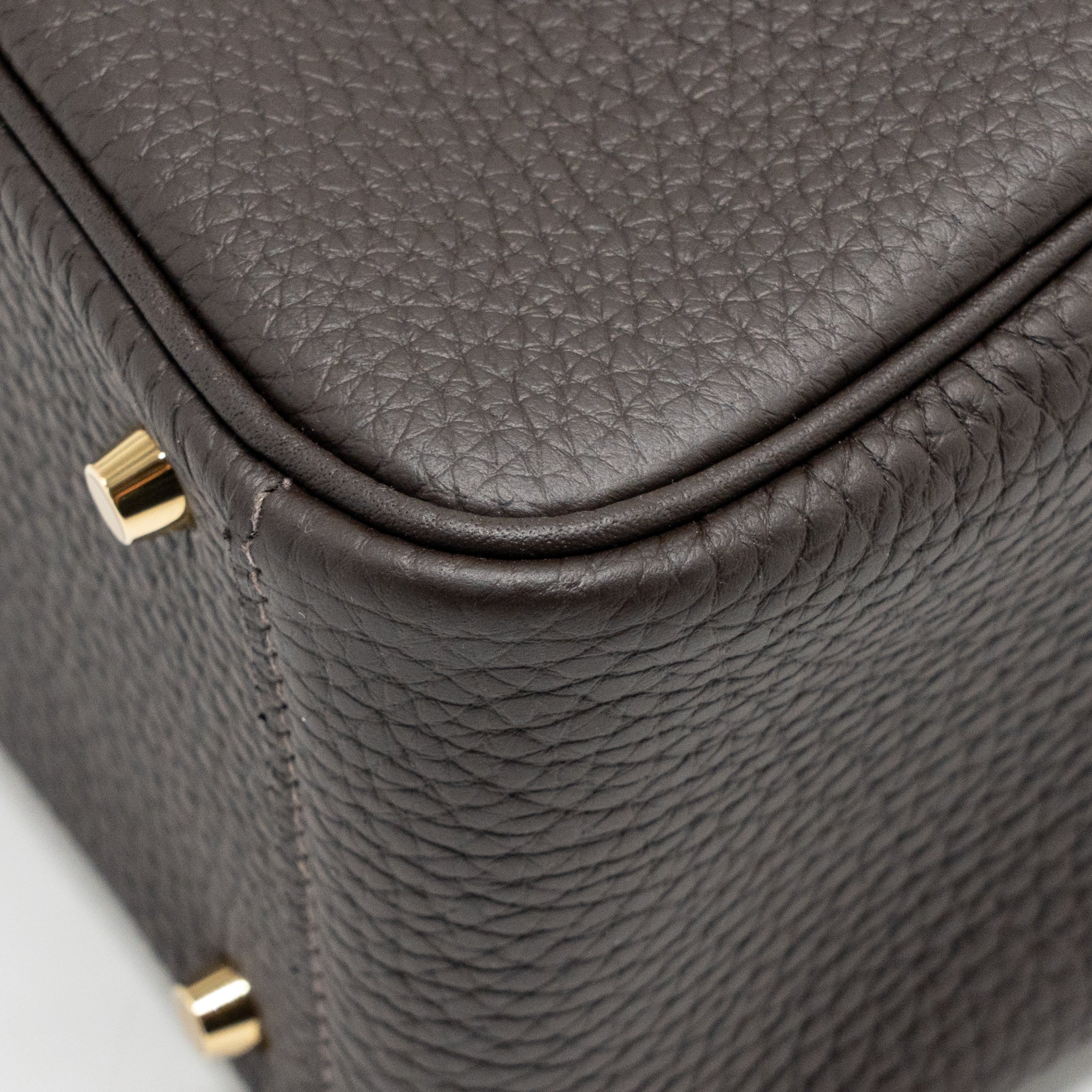 HERMES MINI LINDY II CLEMENCE T3 BAI-BRUN LGHW