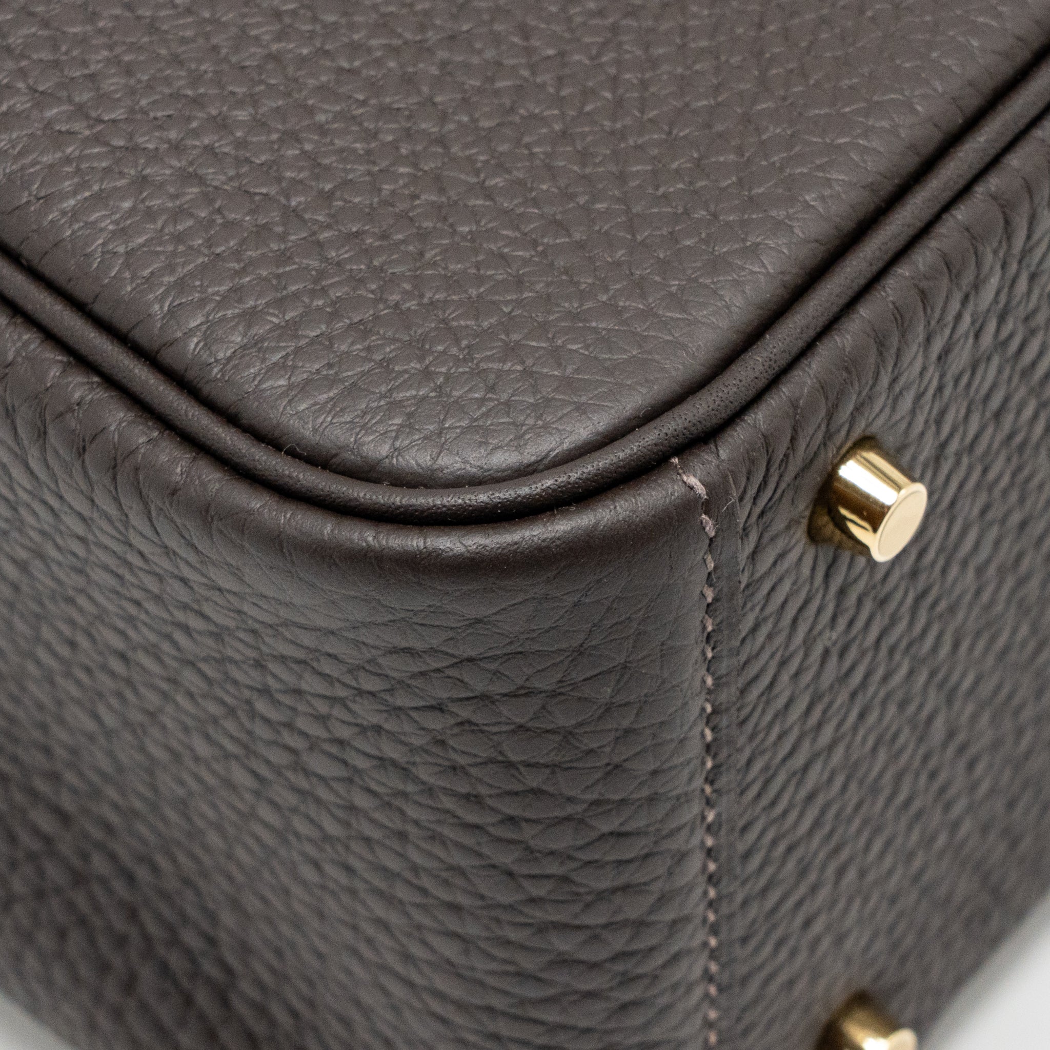 HERMES MINI LINDY II CLEMENCE T3 BAI-BRUN LGHW