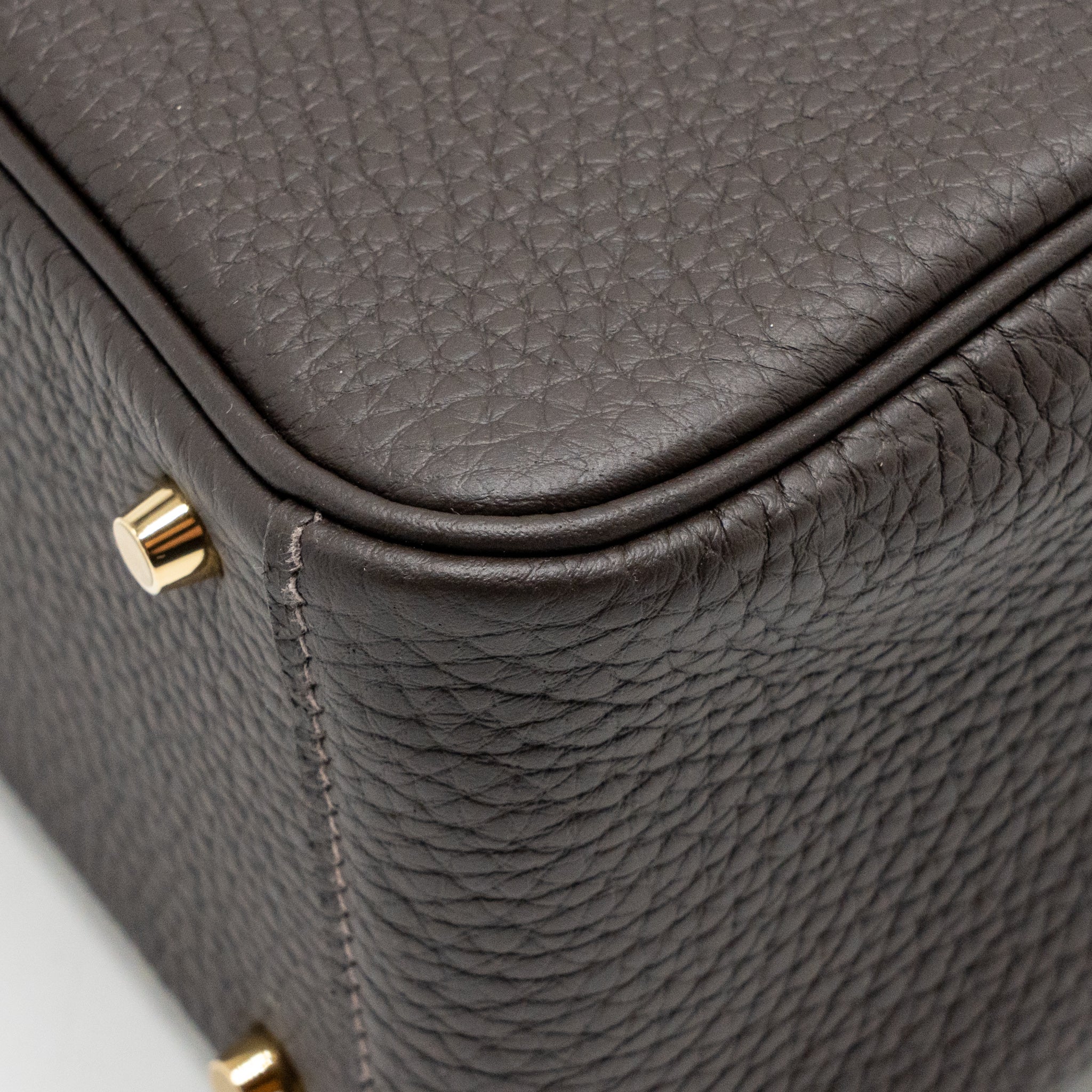 HERMES MINI LINDY II CLEMENCE T3 BAI-BRUN LGHW