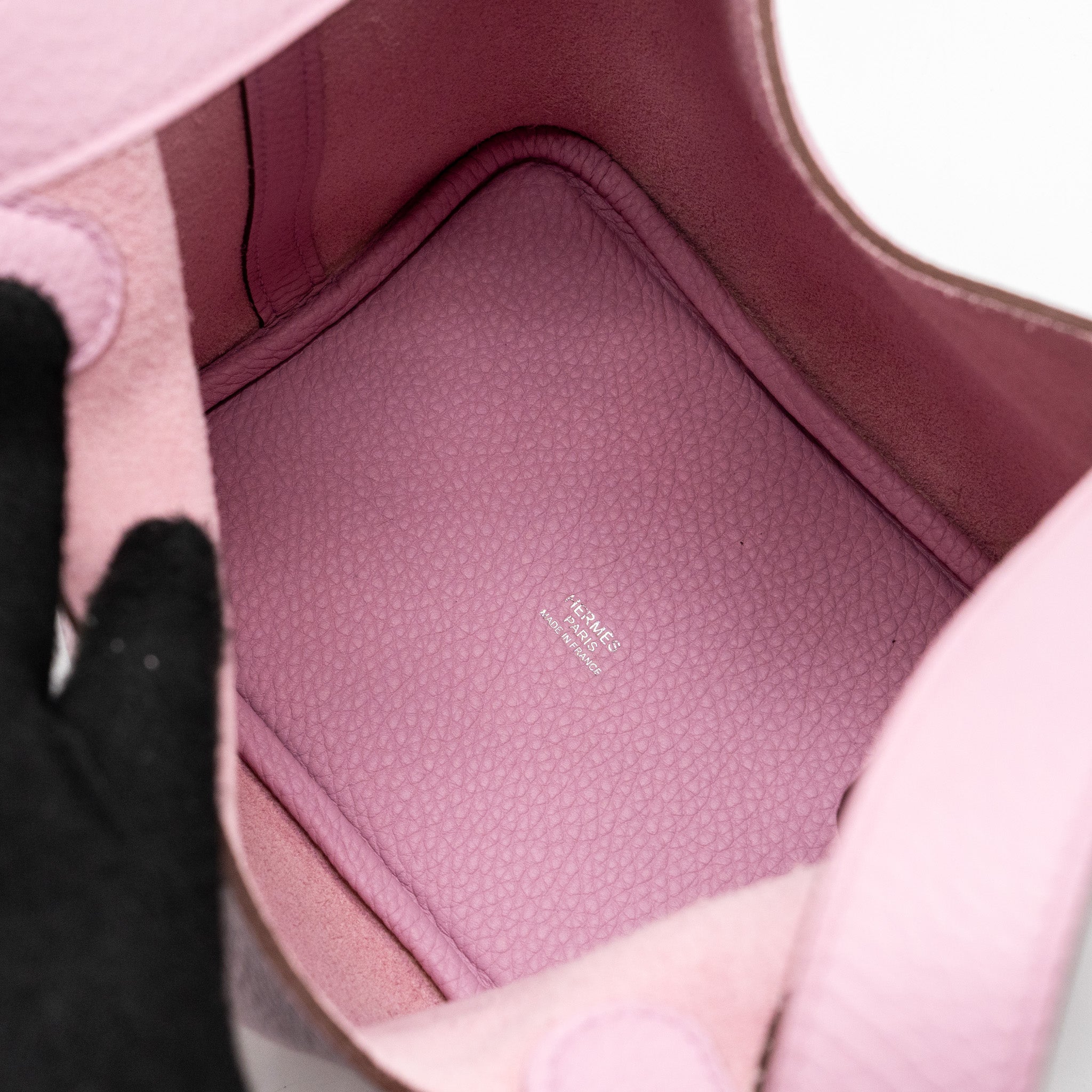 HERMES PICOTIN 18 LOCK BAG CLEMENCE MAUVE SYLVESTRE SHW