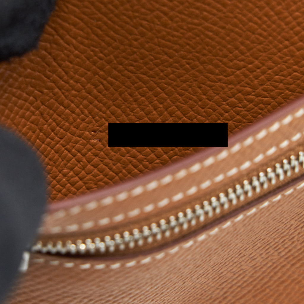 Hermes Bearn Compact Wallet Epsom Gold SHW